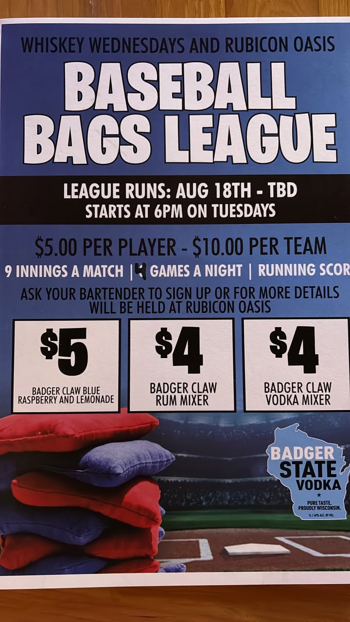 Bags league flyer